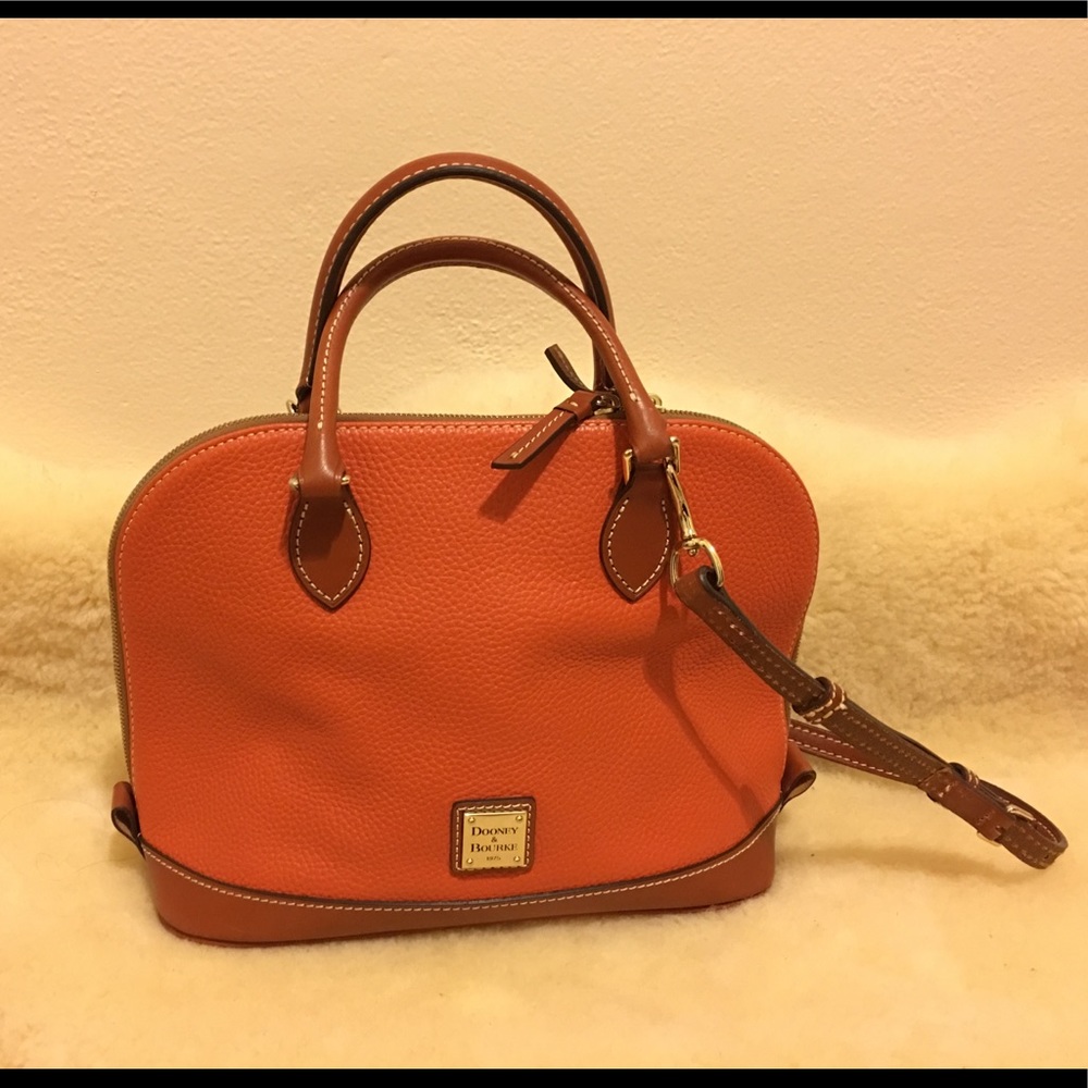 Dooney & Bourke Zip Zip Sachel / tangerine